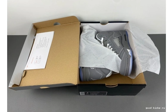 136027-005 136027-005 5   Grey' 'Wolf Retro Jordan  0323